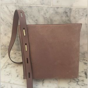 Beautiful mauve crossbody bag new never worn